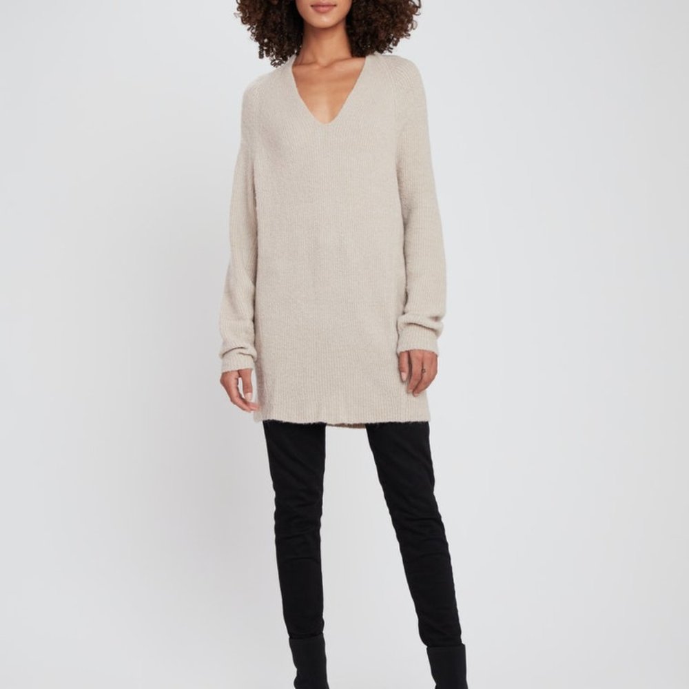 Free People Tunic Long Sleeve Oversize Top - Picture 2 of 3